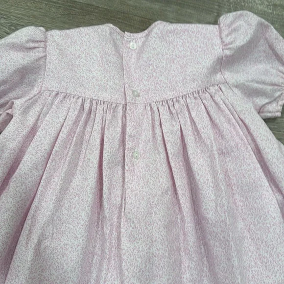 Petit Ami Pink Smocked Kids Dress - Picture 7 of 7